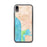 Custom Manzanita Oregon Map Phone Case in Watercolor