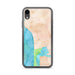 Custom Manzanita Oregon Map Phone Case in Watercolor
