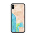 Custom Manzanita Oregon Map Phone Case in Watercolor