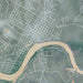 Marble Falls Texas Map Print in Afternoon Style Zoomed In Close Up Showing Details
