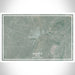Marfa Texas Map Print Landscape Orientation in Afternoon Style With Shaded Background