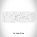 Rendered View of Margaretville New York Map Engraving on 10oz Stainless Steel Insulated Cup with Sliding Lid in White