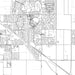 Maricopa Arizona Map Print in Classic Style Zoomed In Close Up Showing Details