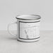 Left View Custom Maricopa Arizona Map Enamel Mug in Classic