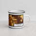 Right View Custom Maricopa Arizona Map Enamel Mug in Ember
