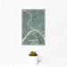 12x18 Marietta Ohio Map Print Portrait Orientation in Afternoon Style With Small Cactus Plant in White Planter