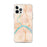 Custom Marietta Ohio Map iPhone 12 Pro Max Phone Case in Watercolor