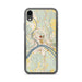 Custom Marietta Ohio Map Phone Case in Woodblock