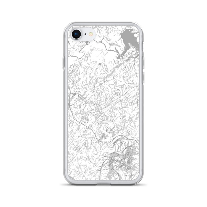 Custom iPhone SE Marion North Carolina Map Phone Case in Classic