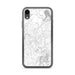 Custom iPhone XR Marion North Carolina Map Phone Case in Classic
