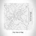 Rendered View of Marion North Carolina Map Engraving on 17oz Stainless Steel Insulated Tumbler in White