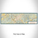 Flat View of Map Custom Marion North Carolina Map Enamel Mug in Woodblock
