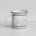 Left View Custom Marlborough Massachusetts Map Enamel Mug in Classic