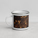 Left View Custom Marlborough Massachusetts Map Enamel Mug in Ember