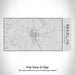 Rendered View of Marlin Texas Map Engraving on 17oz Stainless Steel Insulated Cola Bottle
