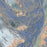 Maroon Bells Colorado Map Print in Afternoon Style Zoomed In Close Up Showing Details