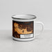Right View Custom Martinez California Map Enamel Mug in Ember