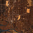 Marysville Washington Map Print in Ember Style Zoomed In Close Up Showing Details