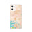 Custom Marysville Washington Map iPhone 12 Phone Case in Watercolor