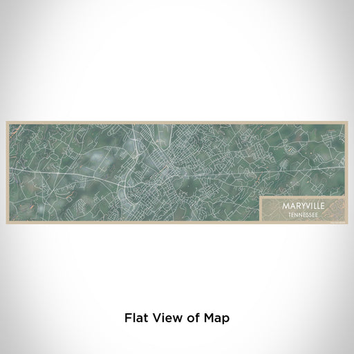 Flat View of Map Custom Maryville Tennessee Map Enamel Mug in Afternoon