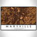 Maryville Tennessee Map Print Landscape Orientation in Ember Style With Shaded Background