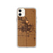 Custom Mason City Iowa Map Phone Case in Ember