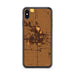 Custom Mason City Iowa Map Phone Case in Ember