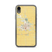 Custom Mason City Iowa Map Phone Case in Woodblock
