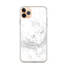 Custom Mauna Kea Hawaii Map Phone Case in Classic