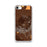 Custom Mauna Kea Hawaii Map iPhone SE Phone Case in Ember