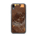 Custom Mauna Kea Hawaii Map Phone Case in Ember