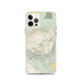 Custom Mauna Kea Hawaii Map iPhone 12 Pro Phone Case in Woodblock