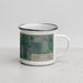 Right View Custom Mayer Minnesota Map Enamel Mug in Afternoon