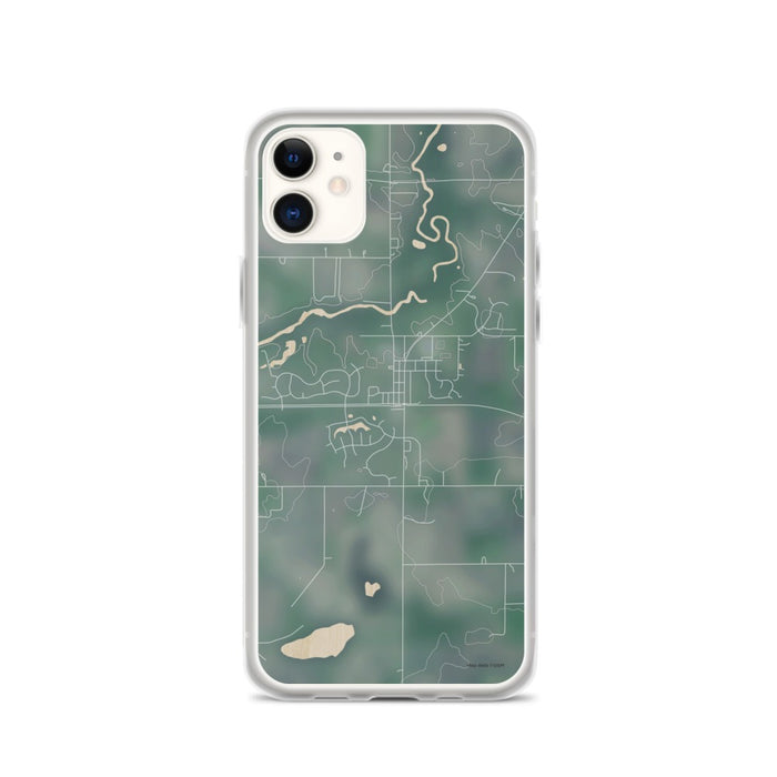 Custom iPhone 11 Mayer Minnesota Map Phone Case in Afternoon