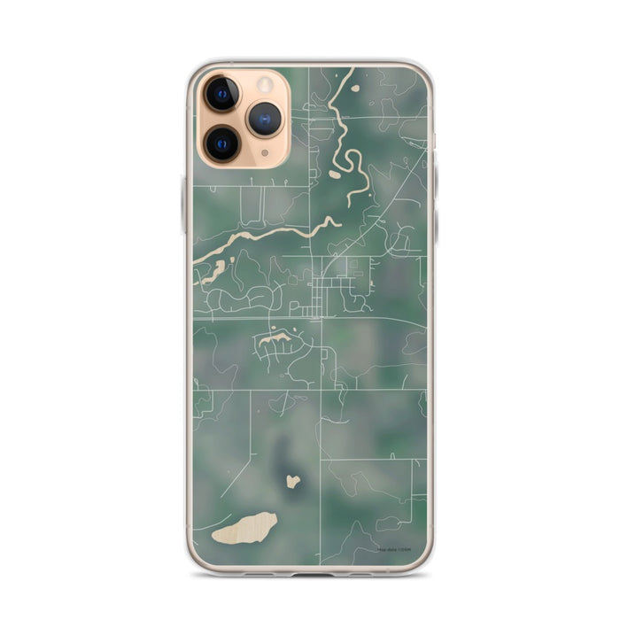 Custom iPhone 11 Pro Max Mayer Minnesota Map Phone Case in Afternoon