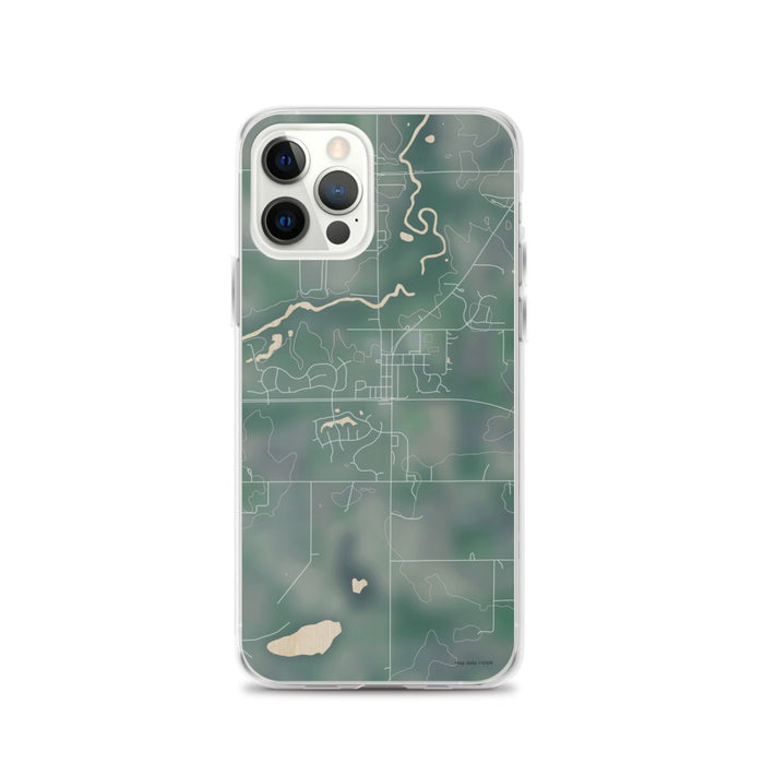 Custom iPhone 12 Pro Mayer Minnesota Map Phone Case in Afternoon