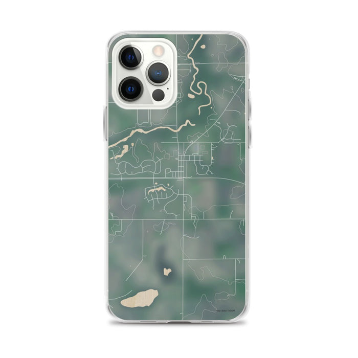 Custom iPhone 12 Pro Max Mayer Minnesota Map Phone Case in Afternoon