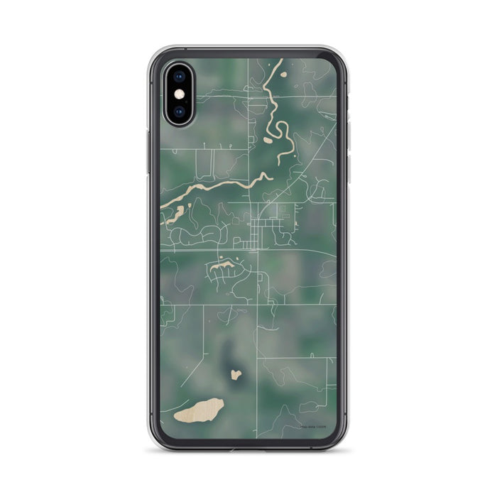 Custom iPhone XS Max Mayer Minnesota Map Phone Case in Afternoon
