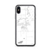 Custom iPhone X/XS Mayer Minnesota Map Phone Case in Classic
