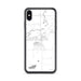 Custom iPhone XS Max Mayer Minnesota Map Phone Case in Classic