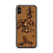 Custom iPhone X/XS Mayer Minnesota Map Phone Case in Ember