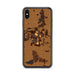 Custom iPhone XS Max Mayer Minnesota Map Phone Case in Ember