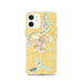 Custom iPhone 12 Mayer Minnesota Map Phone Case in Woodblock