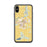 Custom iPhone X/XS Mayer Minnesota Map Phone Case in Woodblock