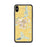 Custom iPhone XS Max Mayer Minnesota Map Phone Case in Woodblock