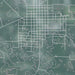 Mayo Florida Map Print in Afternoon Style Zoomed In Close Up Showing Details
