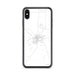 Custom iPhone XS Max Mayo Florida Map Phone Case in Classic