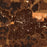Mayo Florida Map Print in Ember Style Zoomed In Close Up Showing Details