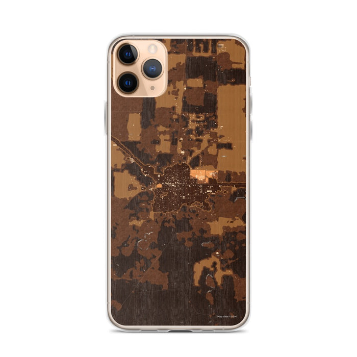 Custom iPhone 11 Pro Max Mayo Florida Map Phone Case in Ember