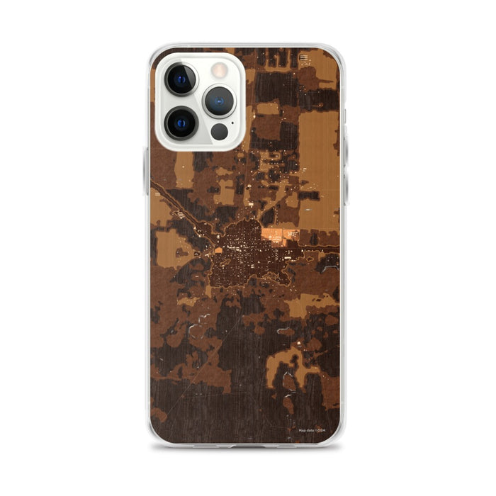Custom iPhone 12 Pro Max Mayo Florida Map Phone Case in Ember